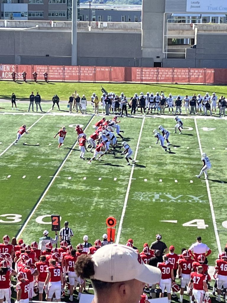 Fun day at Schoellkopf Field but a tough 38-14 loss to Yale.