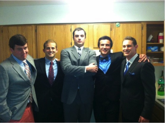 Formal 2012: Will, Taylor, Alex, Josh, and Ryan