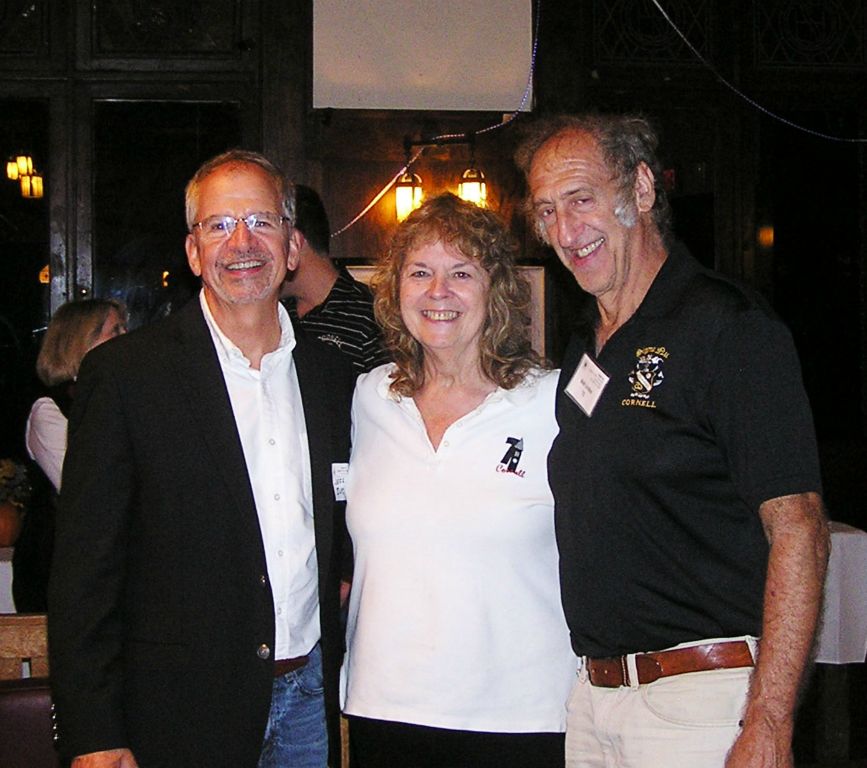 Jeff Buck '70, Caren Linden and Bob Linden '71.