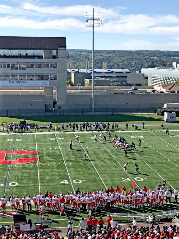 Homecoming football against Georgetown.