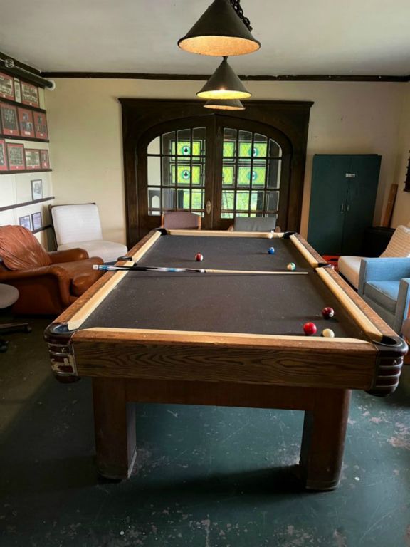 The pool room