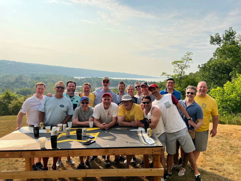 Fantastic showing from the early 90's with Tim Barry '93, Shawn Cole '92, Mark Meulenburg '93, Robert Cohen '93, Andy Hite '93, Jeff Woodring '93, Brad Bosart '91, Chad Levitt '97, Greg Greene '92, Rifino Valentine '93, Mike Kelly '92, Greg Knopp '92, Mike Trepeta '93, Jack Gonzalez '91, Darren Carpizo '93, Darren Palmet '93 and Marc Bruno '93.